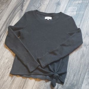 Madewell Texture & Thread Knot Jacquard Top